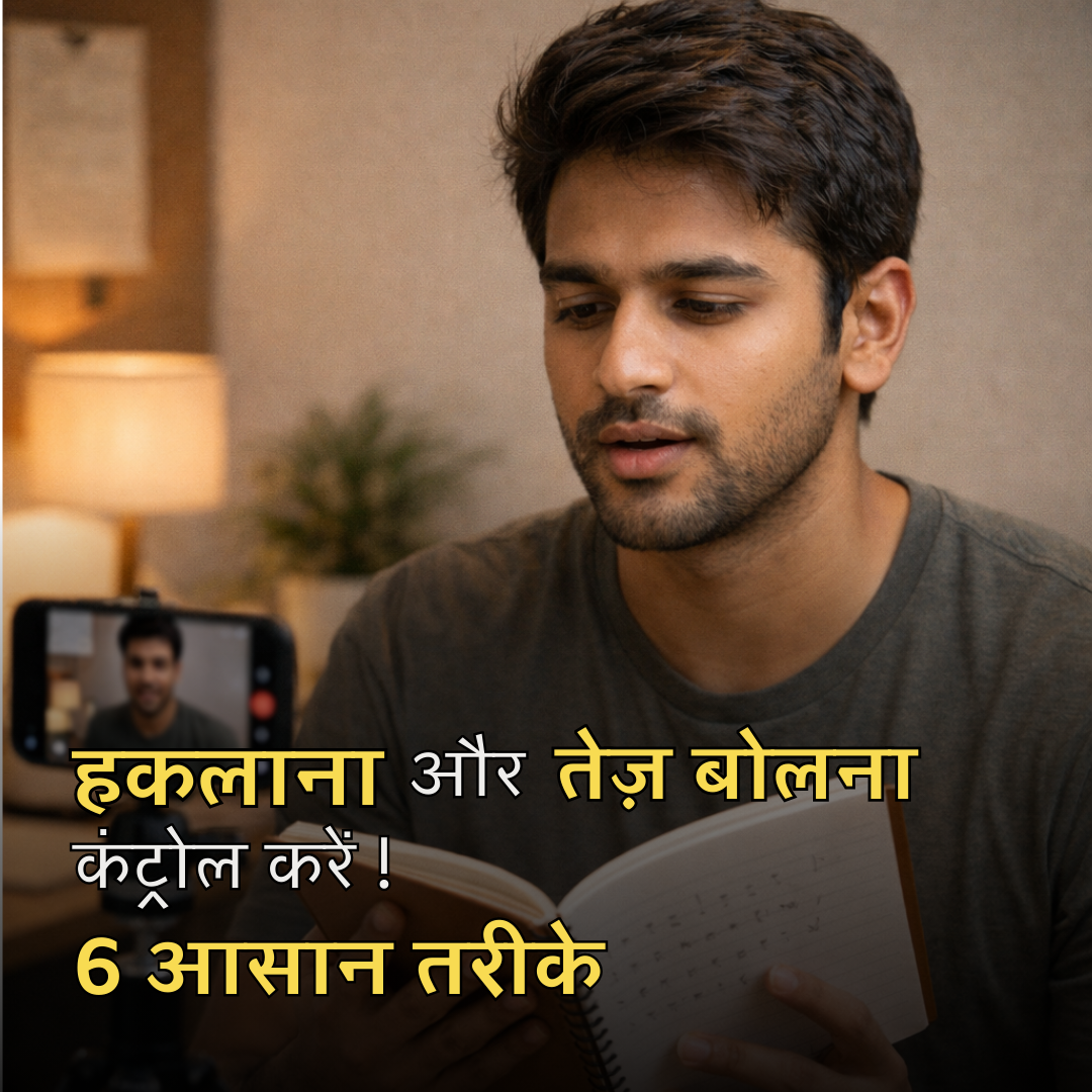 You are currently viewing हकलाना और तेज़ बोलना कैसे कंट्रोल करें? स्पीड कंट्रोल के 6 आसान और असरदार तरीके
